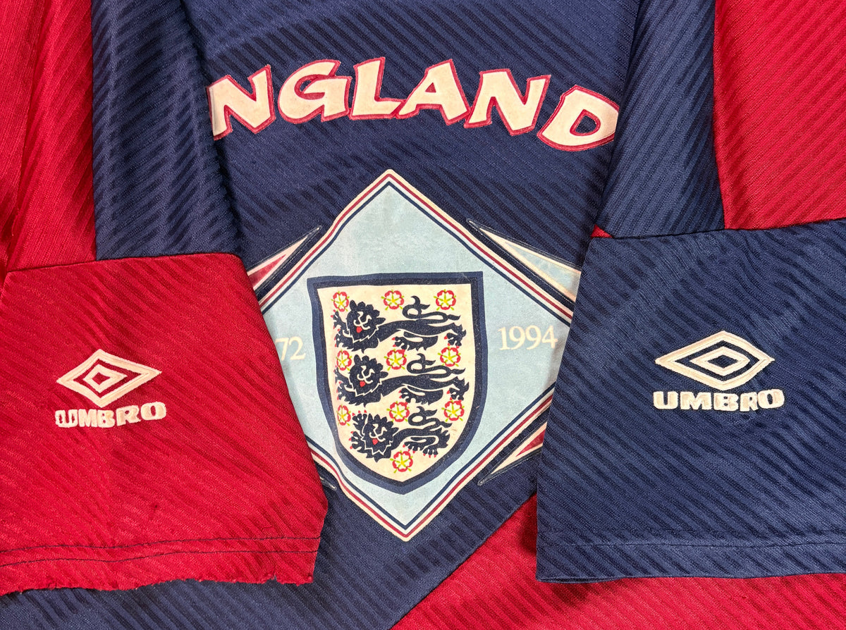 England 1994/95 Training Umbro Football Shirt Extra Large