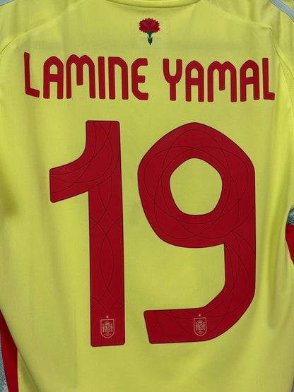 Spain 2024 Away Adidas Football Shirt S Yamal 19