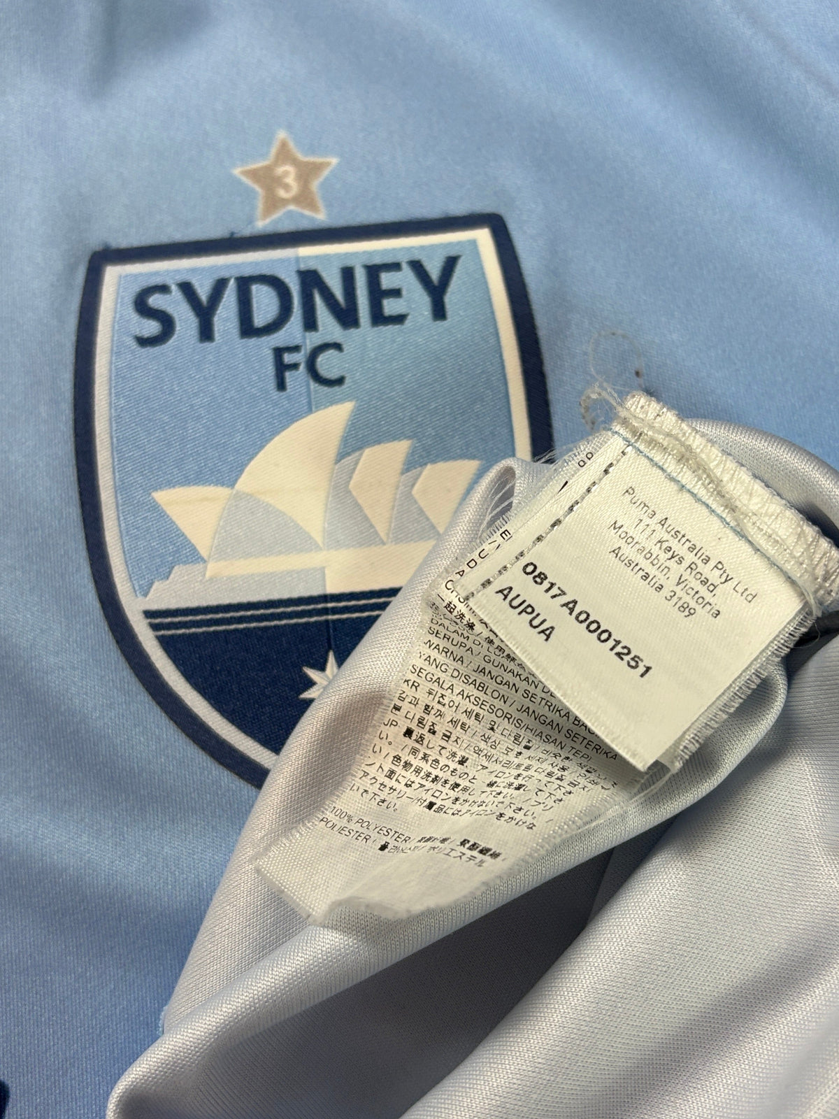 Sydney Fc 2018/19 Home Puma Football Shirt Medium