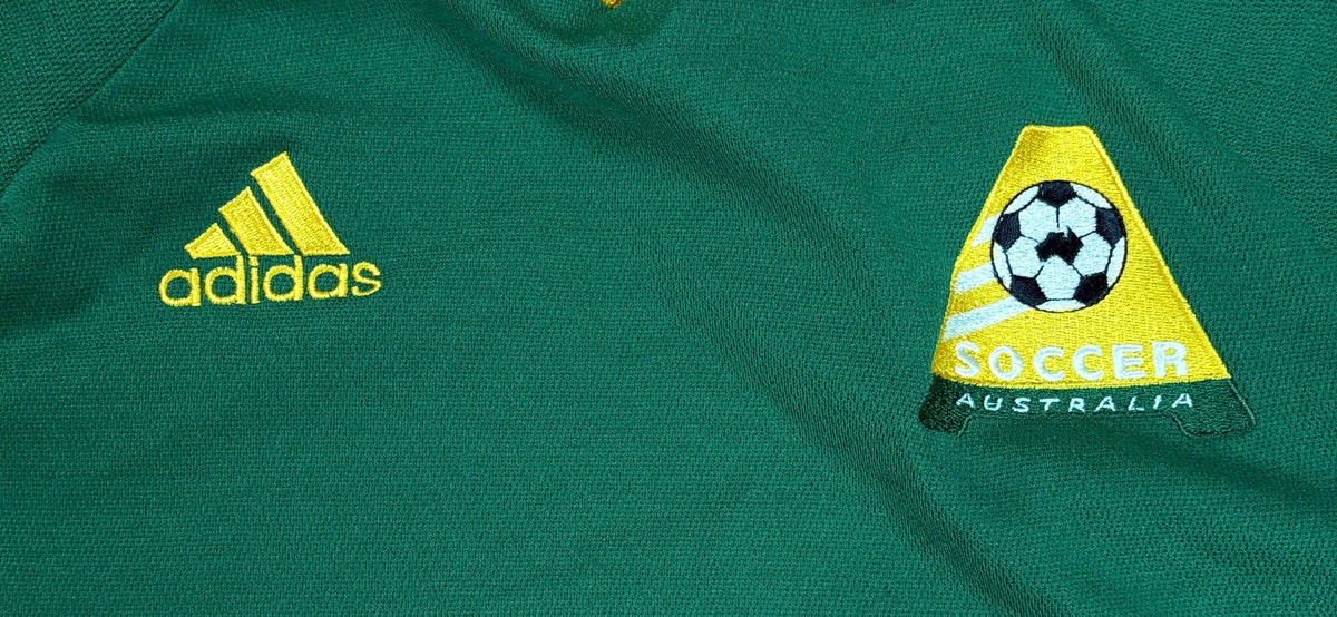 Australia 2001 Home Adidas Football Shirt Small