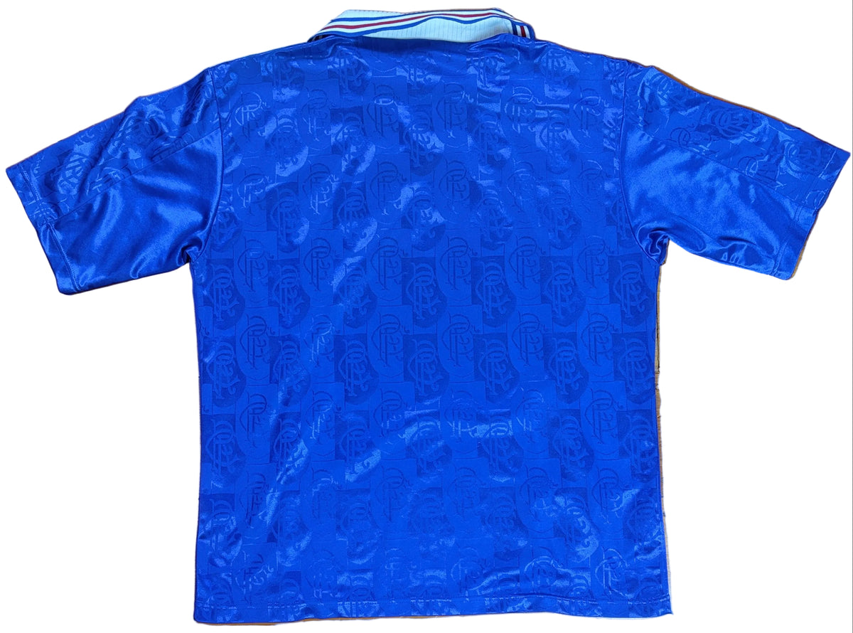 Rangers 1996/97 Home Adidas Football Shirt Large