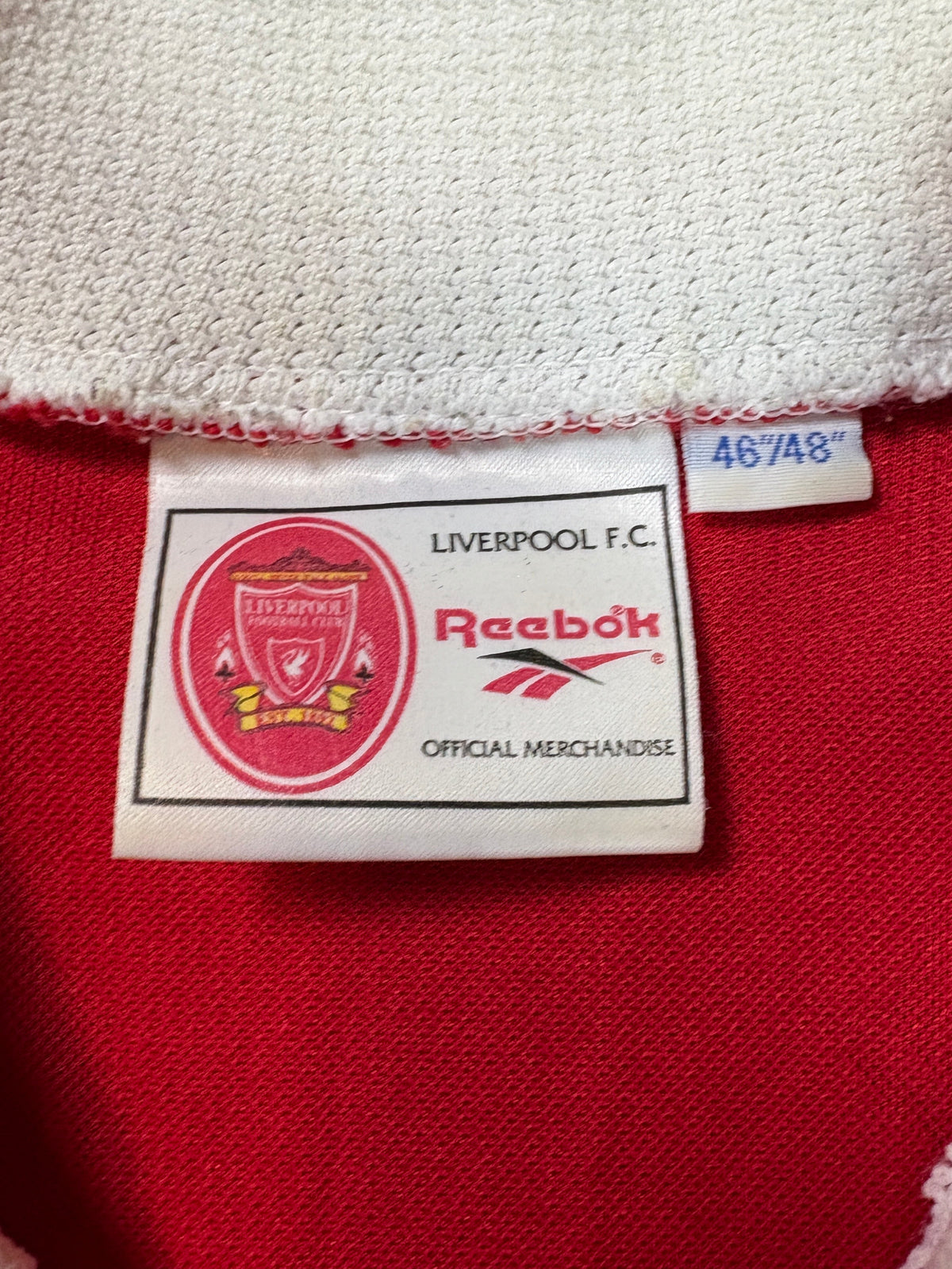 Liverpool 1997/98 Home Reebok Football Shirt XXL