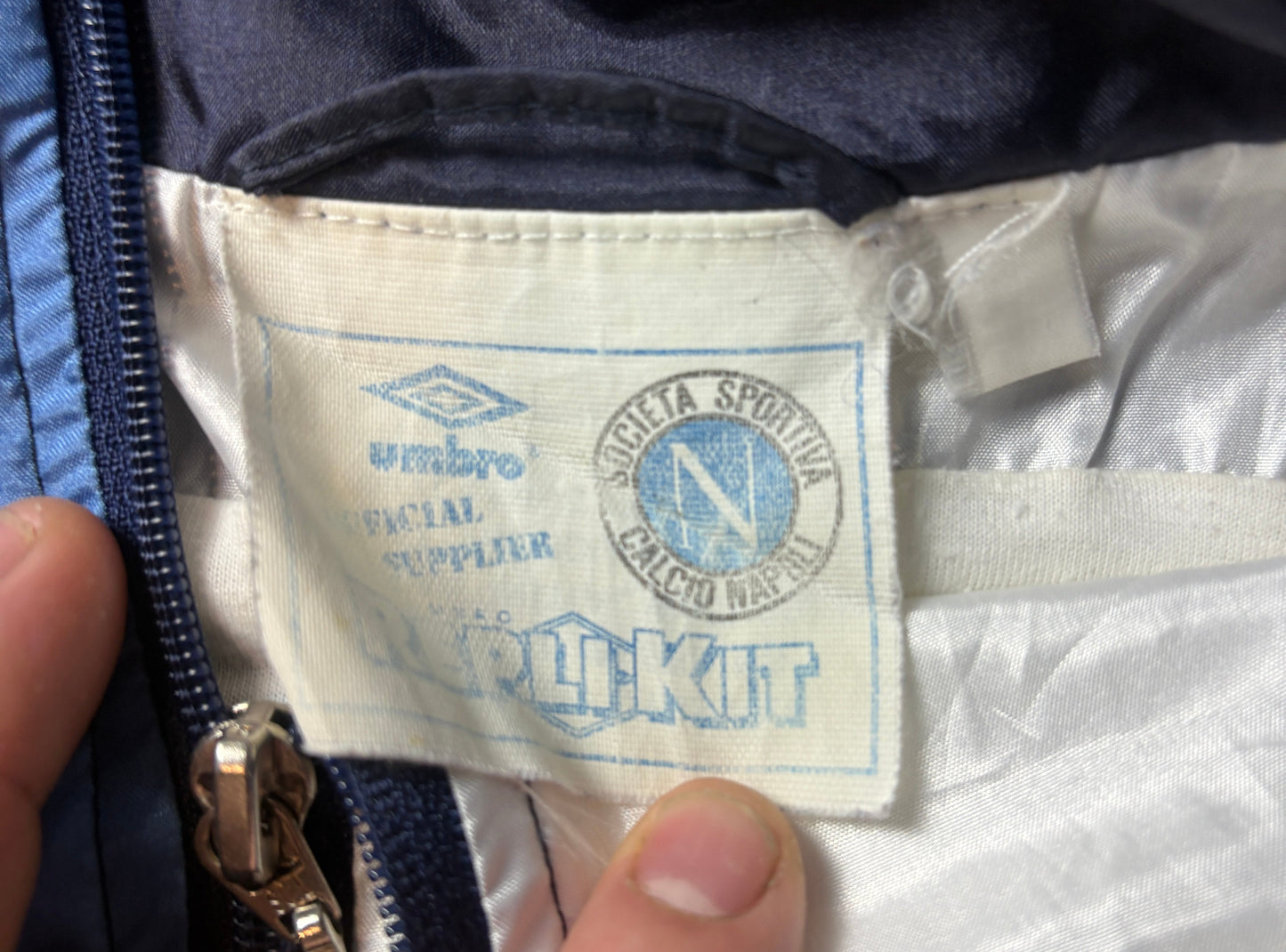 Napoli 1990's Jacket Umbro Football Jacket Extra Large