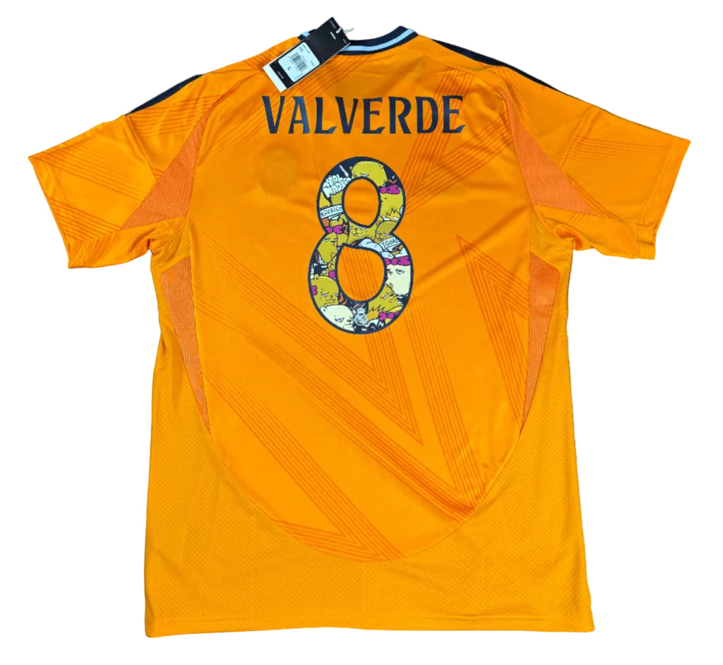 Real Madrid 2024/25 Away Adidas Football Shirt Large Valverde 8