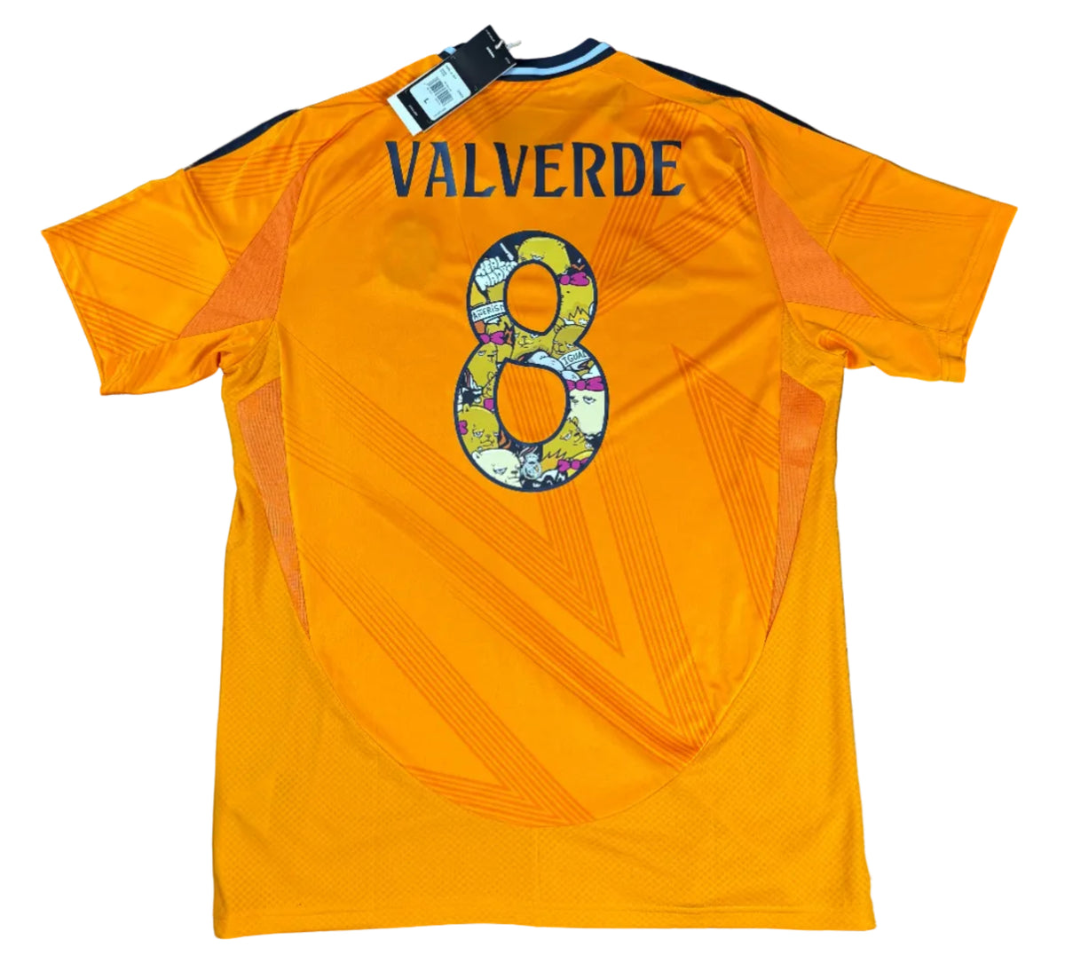Real Madrid 2024/25 Away Adidas Football Shirt Large Valverde 8