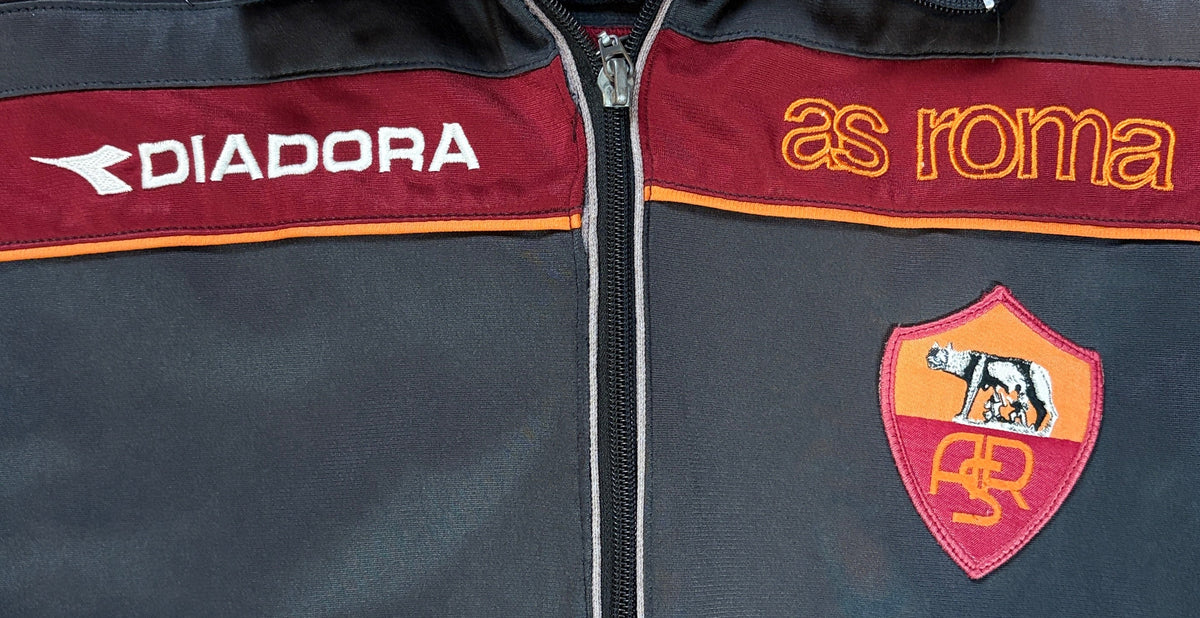 As Roma Early 00's Jacket Diadora Football Jacket Extra Large