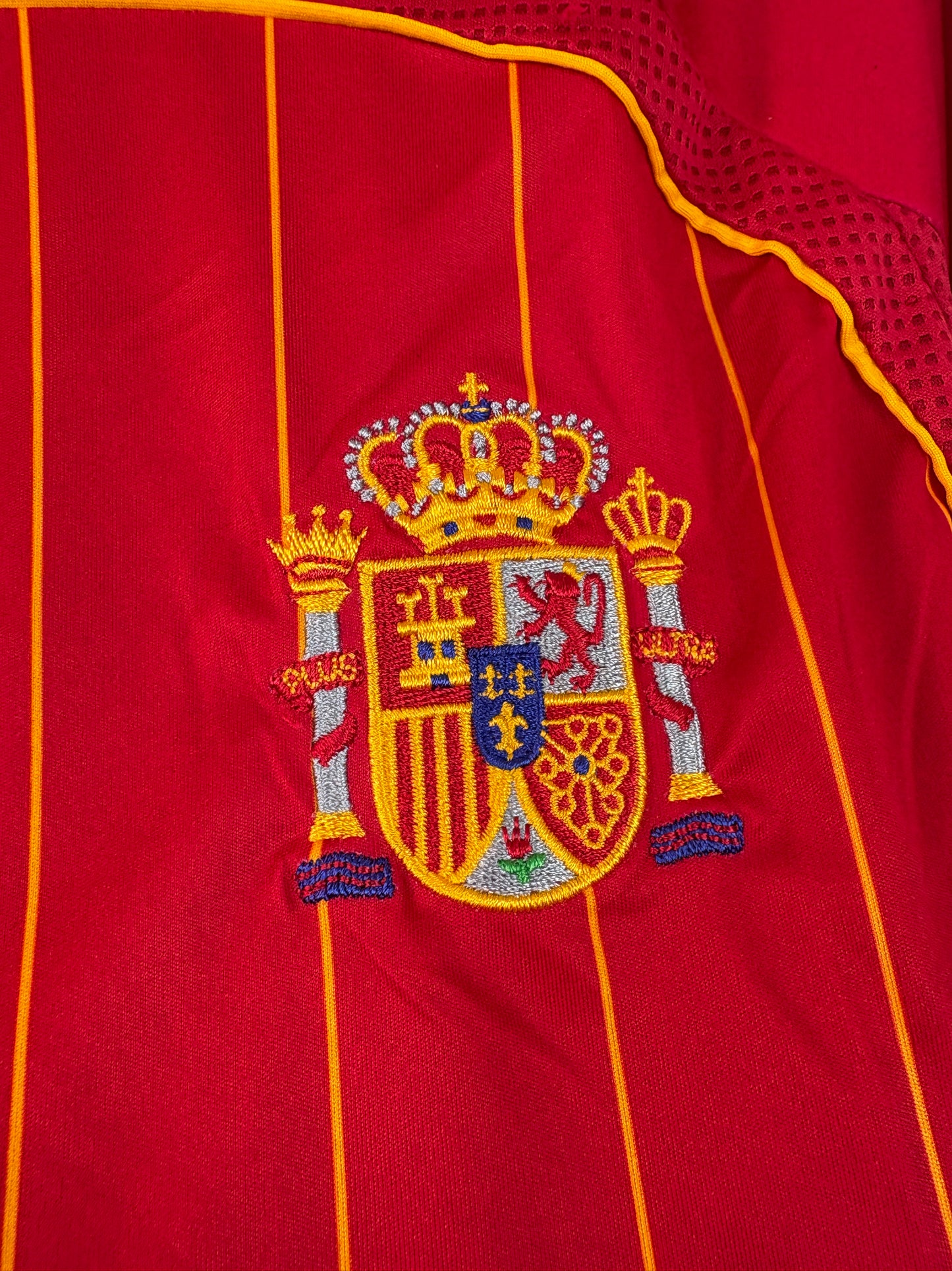 Spain 2006 Home Adidas Football Shirt Large