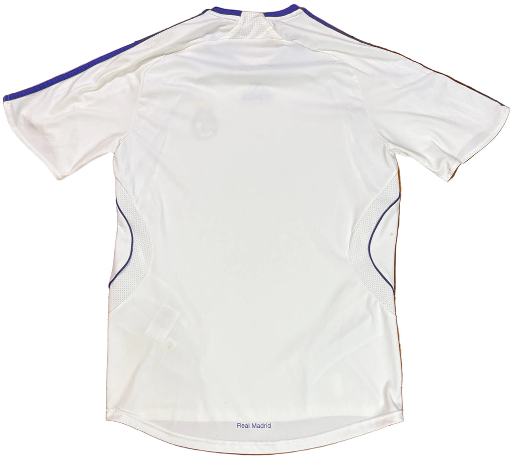 Real Madrid 2007/08 Home Adidas Football Shirt Medium