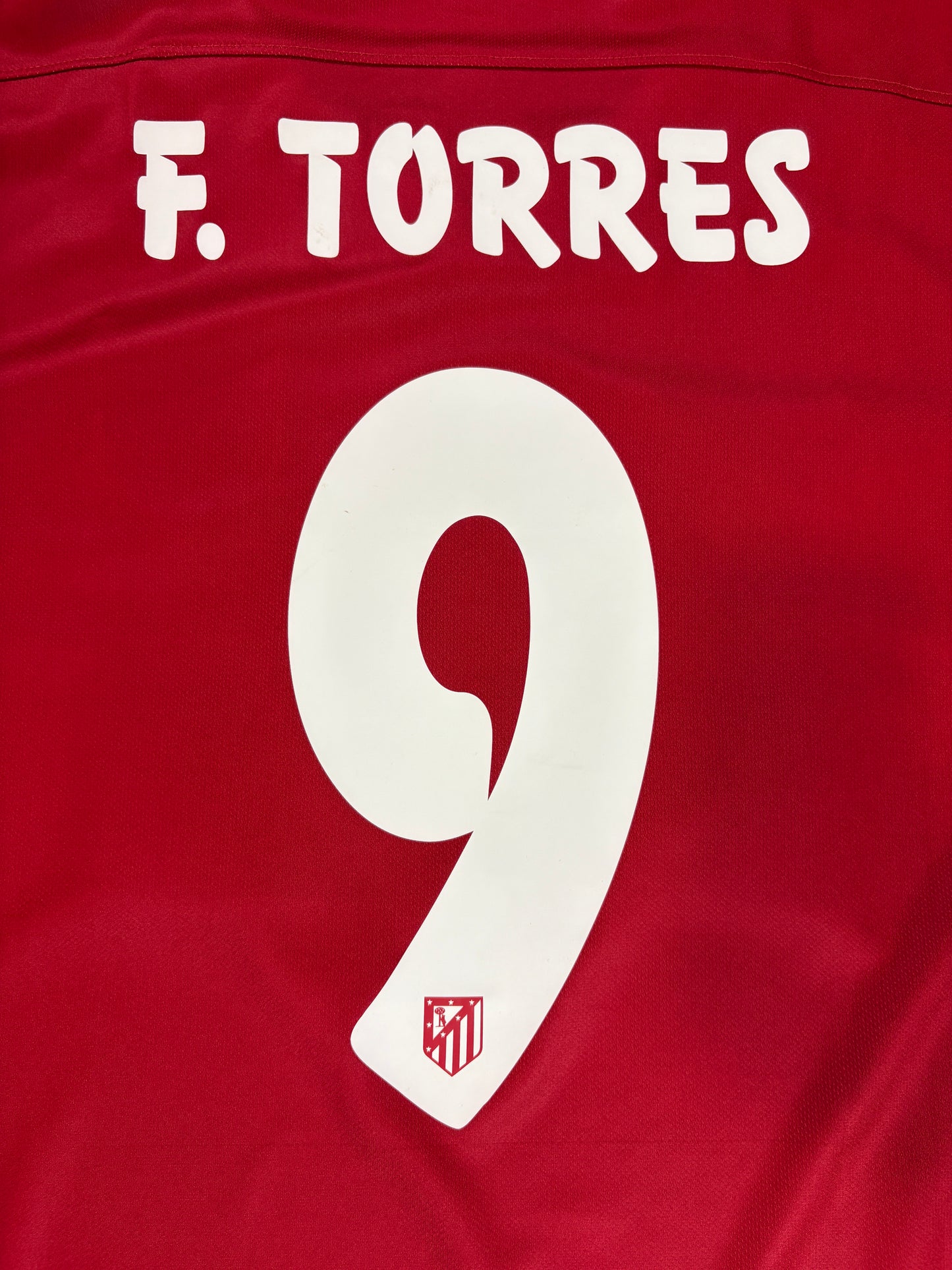 Atletico Madrid 2015/16 Home Nike Football Shirt Extra Large F. Torres 9