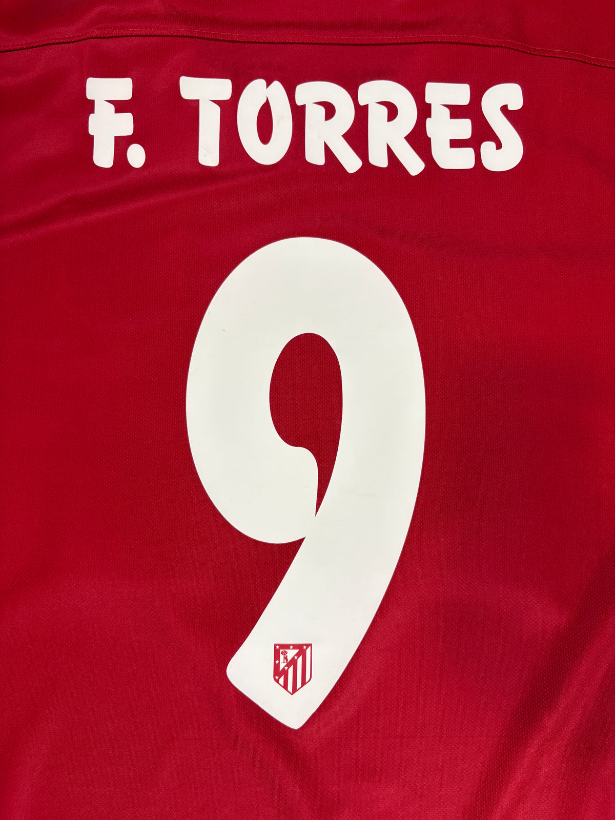 Atletico Madrid 2015/16 Home Nike Football Shirt Extra Large F. Torres 9