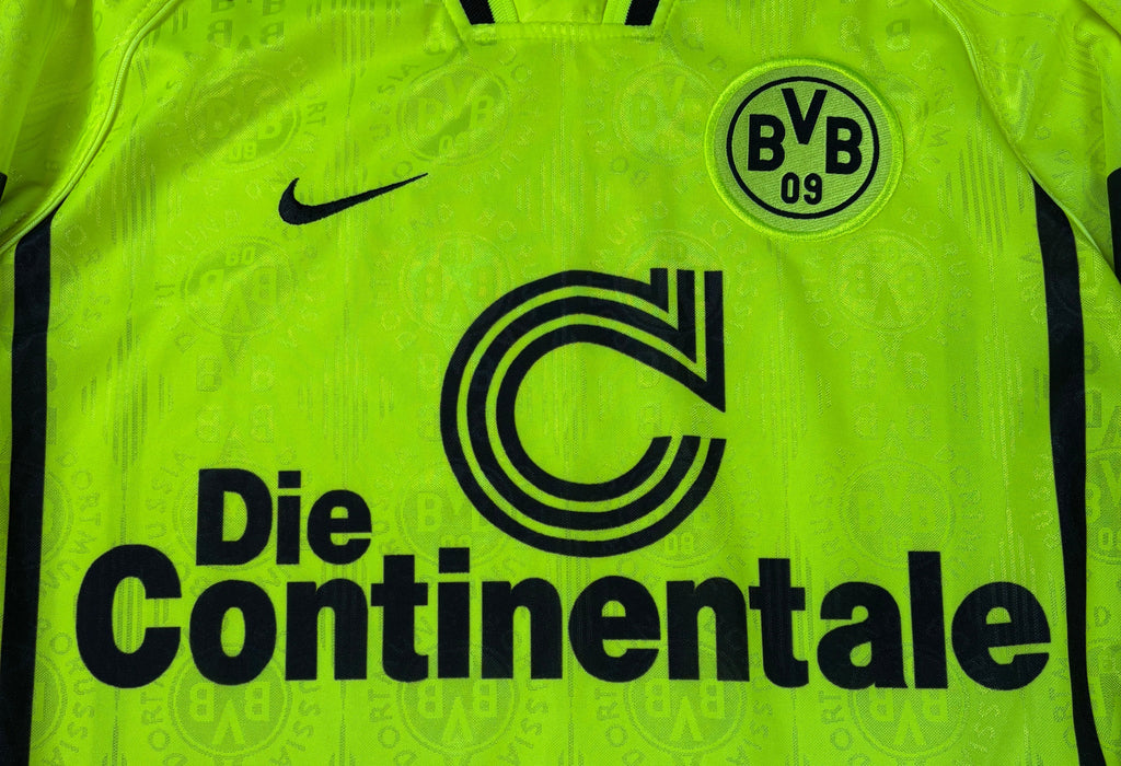 Dortmund 1996/97 Home Nike Football Shirt Medium Long Sleeve