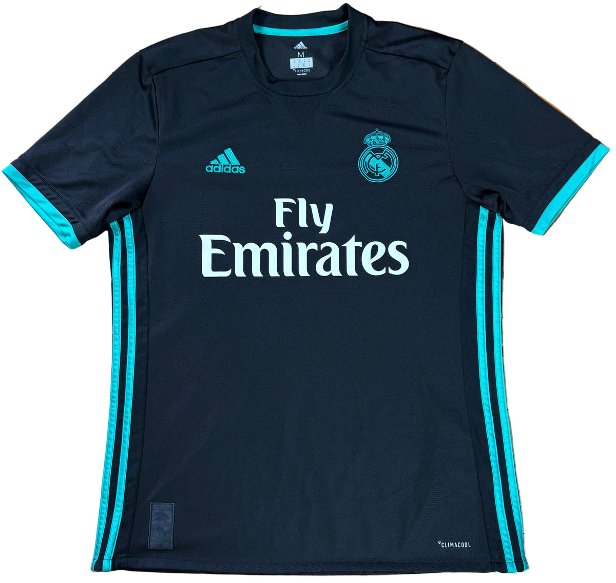 Real Madrid 2017/18 Away Adidas Football Shirt Medium Ronaldo 7