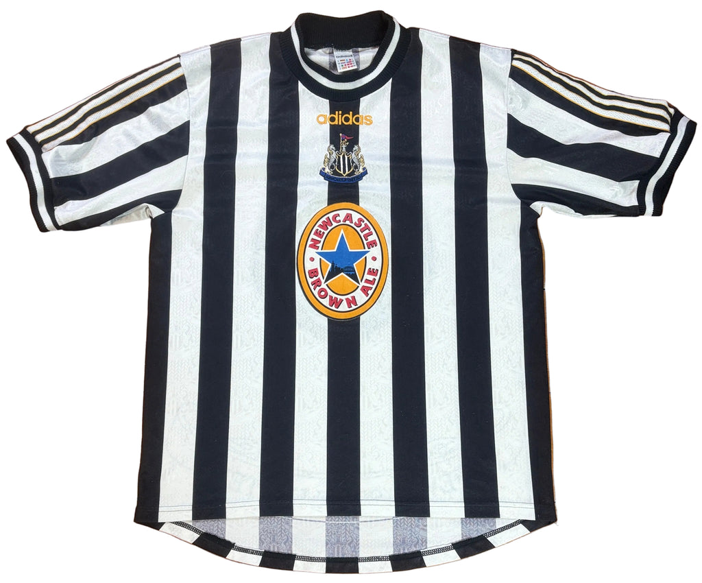 Newcastle 1997/98 Home Adidas Football Shirt Large