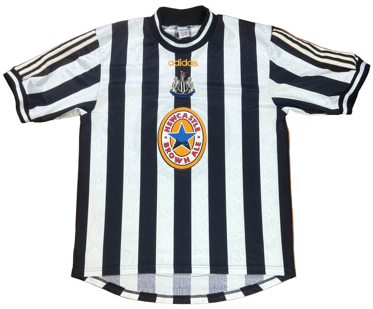 Newcastle 1997/98 Home Adidas Football Shirt Large