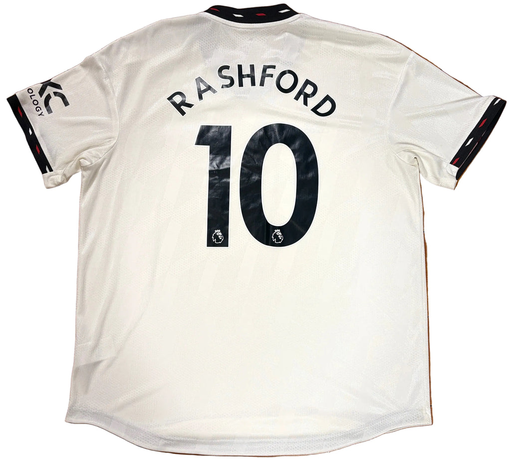 Manchester United 2022/23 Away Adidas Football Shirt Extra Large Rashford 10