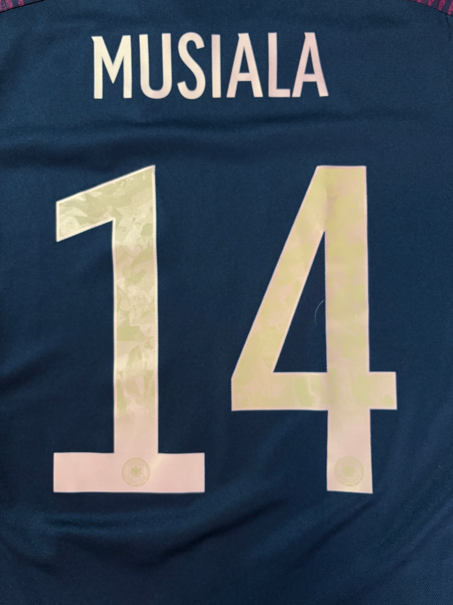 Germany 2022 Away Adidas Football Shirt Medium Musiala 14