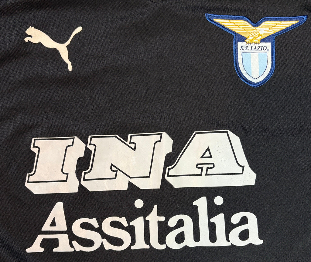 Lazio 2005/06 Third Puma Football Shirt Large Bonanni 10 *Match Worn*