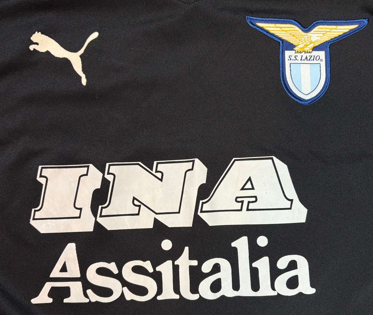 Lazio 2005/06 Third Puma Football Shirt Large Bonanni 10 *Match Worn*