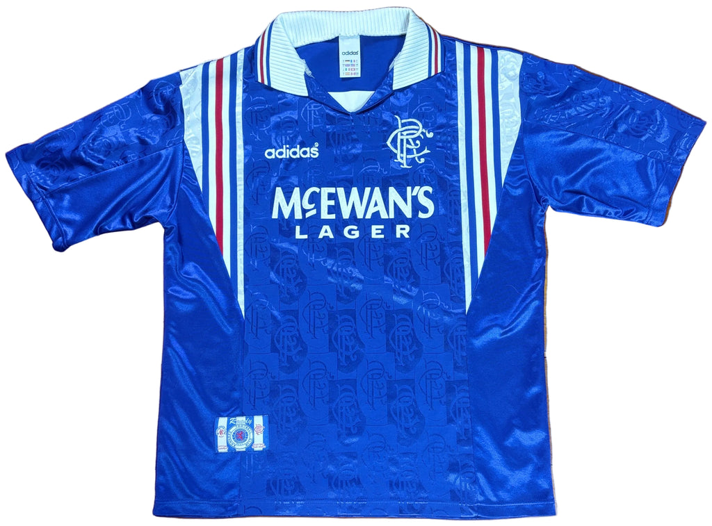 Rangers 1996/97 Home Adidas Football Shirt Large