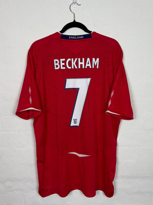 England 2008 Away XL Beckham 7