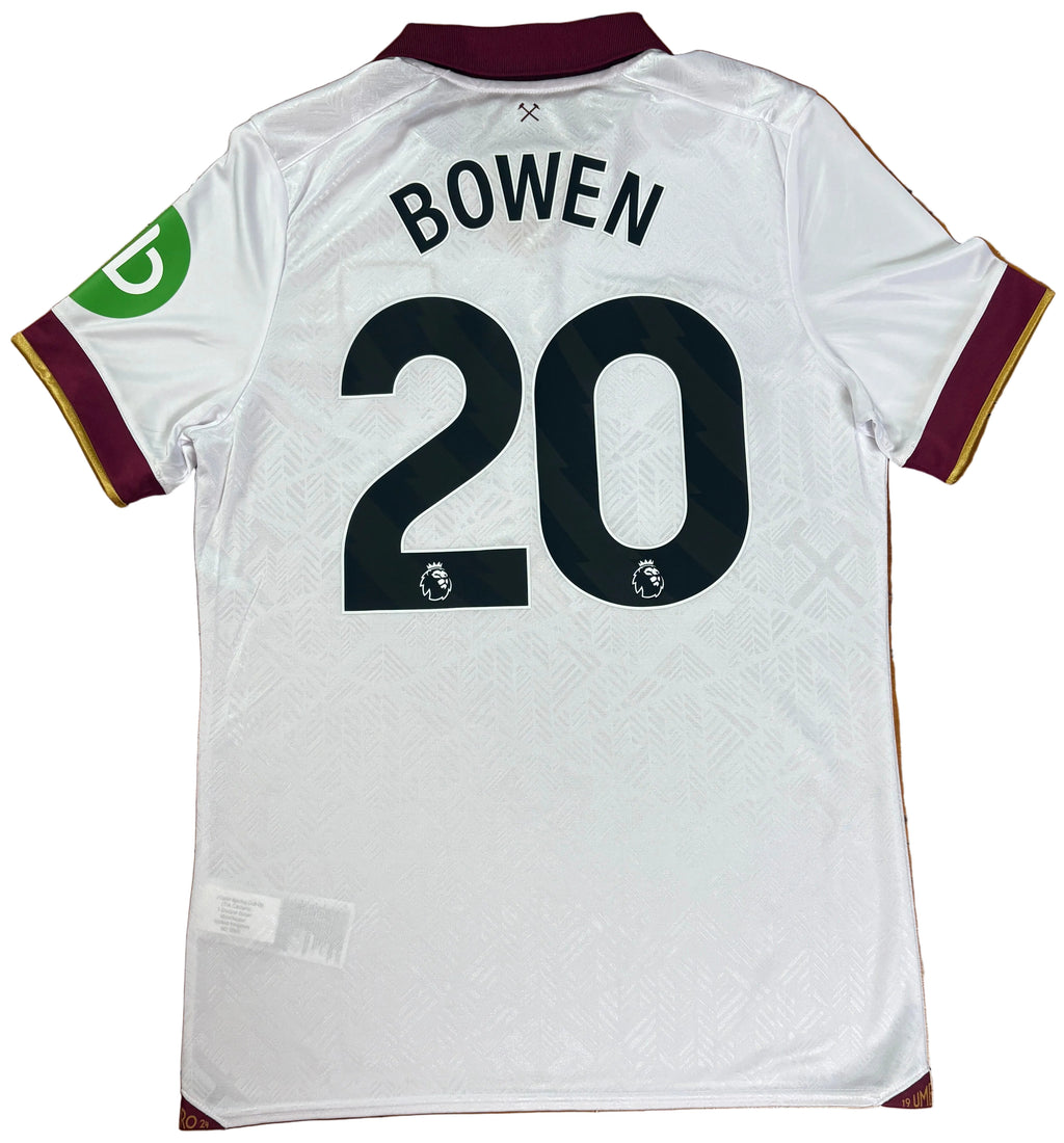 West Ham 2024/25 Away Umbro Football Shirt Medium Bowen 20