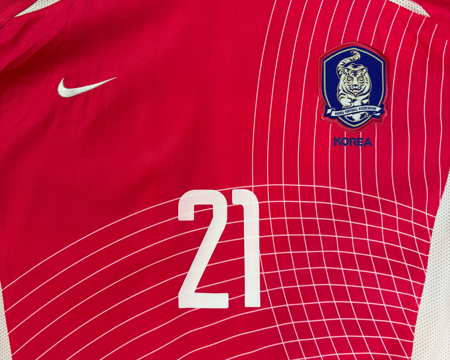 South Korea 2002 Home Nike Football Shirt Extra Large J S Park 21