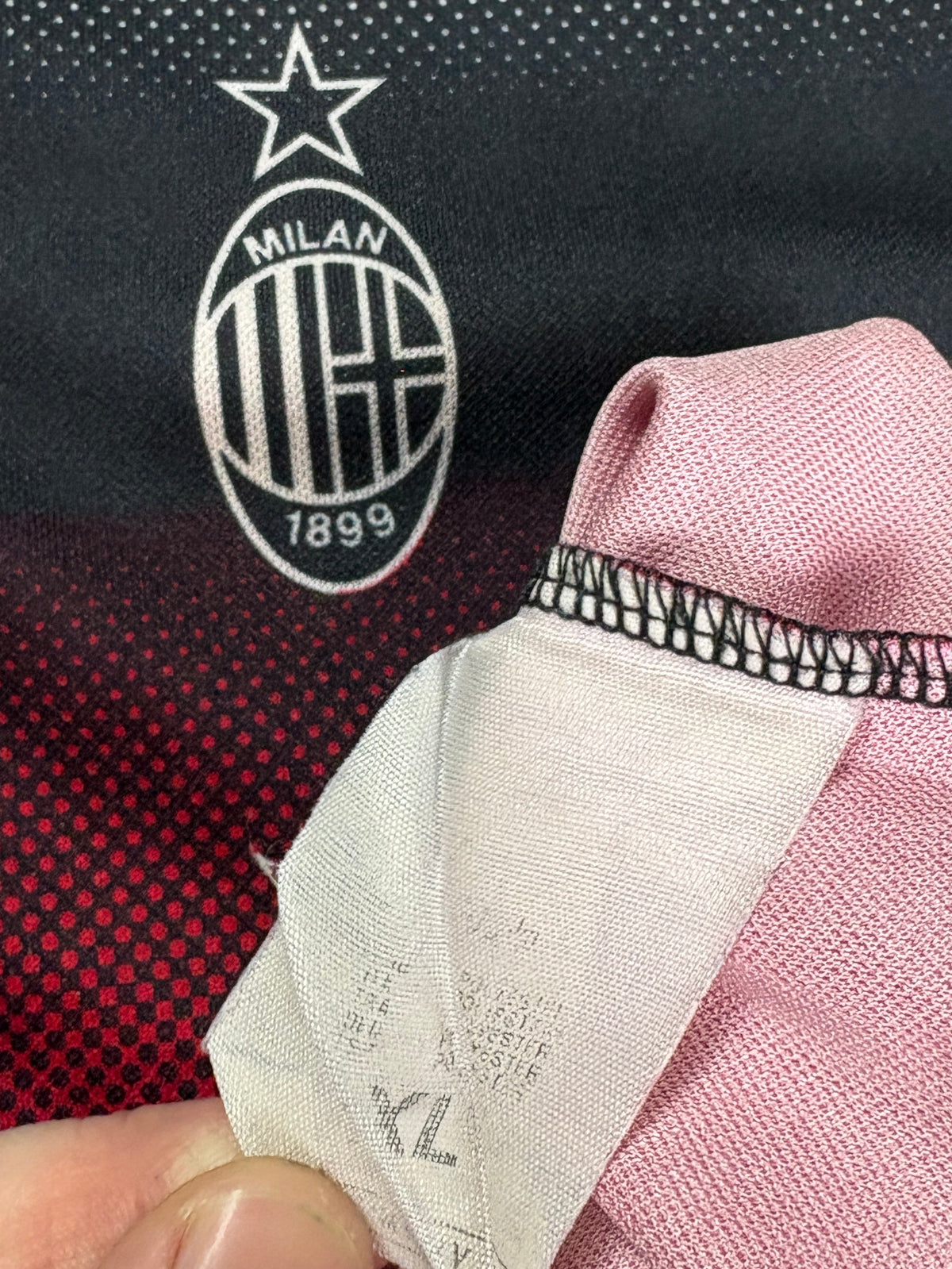 Ac Milan 1995/96 Training Lotto Football Shirt Extra Large