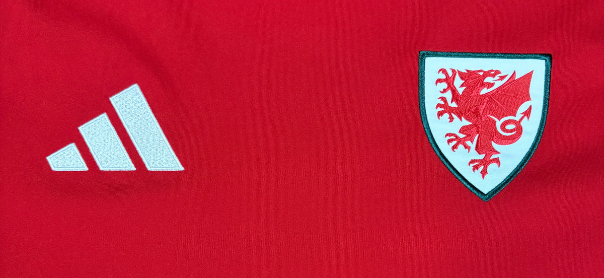 Wales 2024 Home Adidas Football Shirt Small