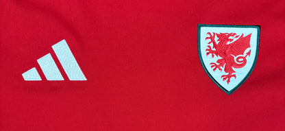 Wales 2024 Home Adidas Football Shirt Small