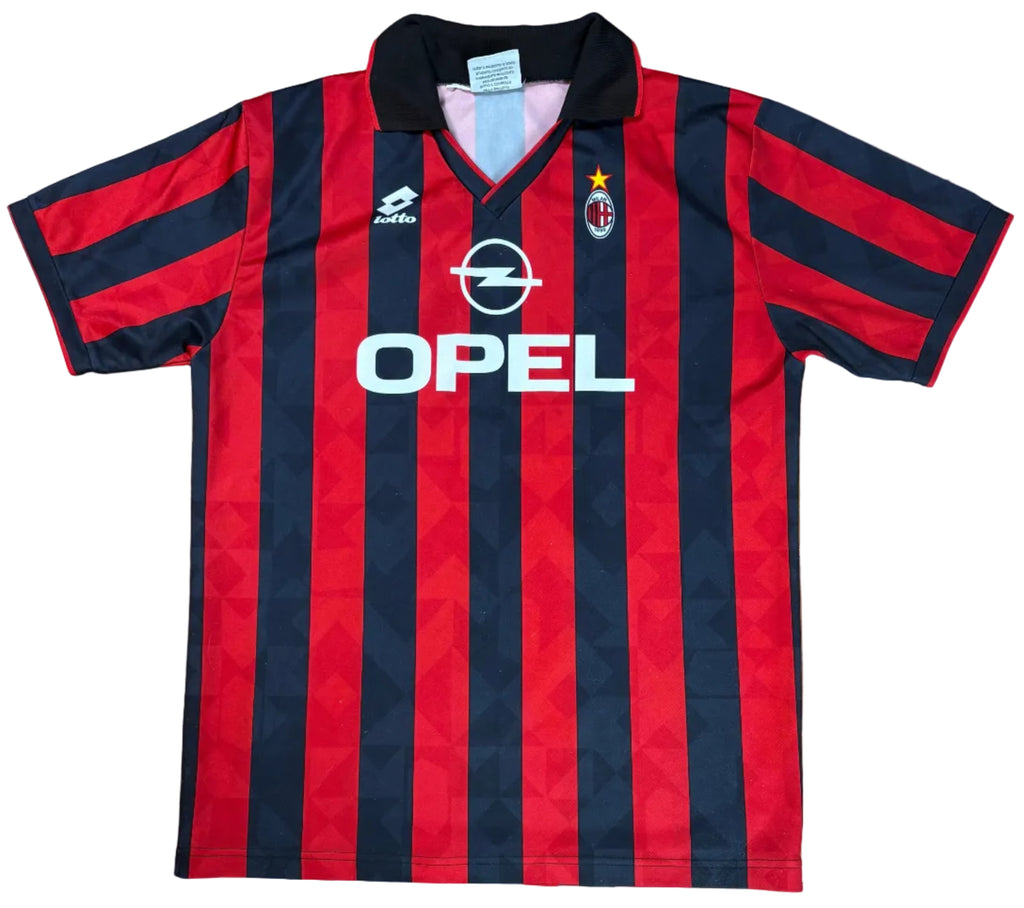 Ac Milan 1995/96 Home Lotto Football Shirt Extra Large