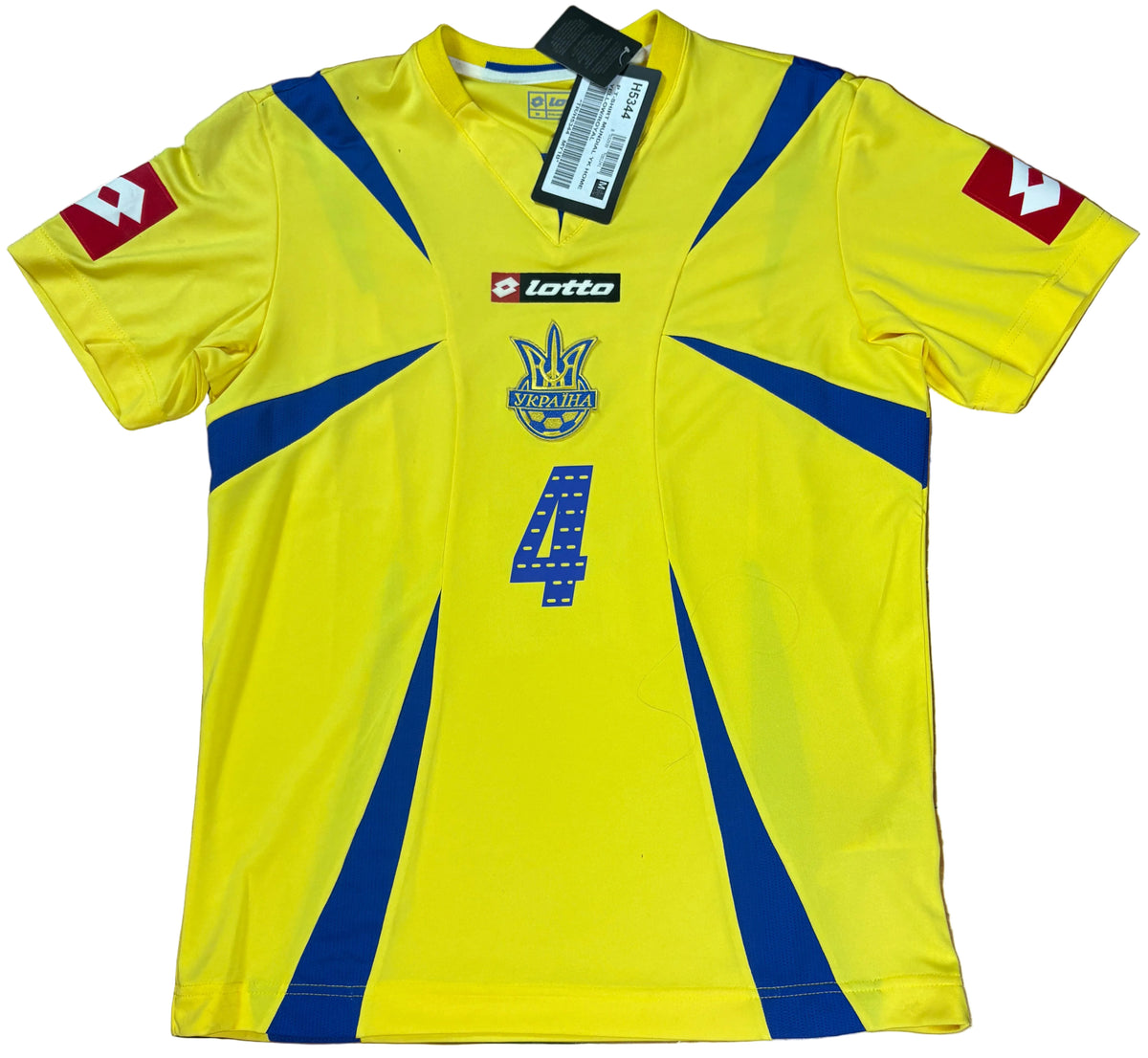 Ukraine 2006 Home Lotto Football Shirt Medium Tymoschuk 4