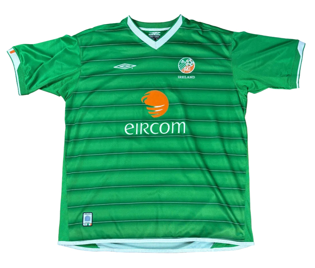 Ireland 2002 Home Umbro Football Shirt Extra Large