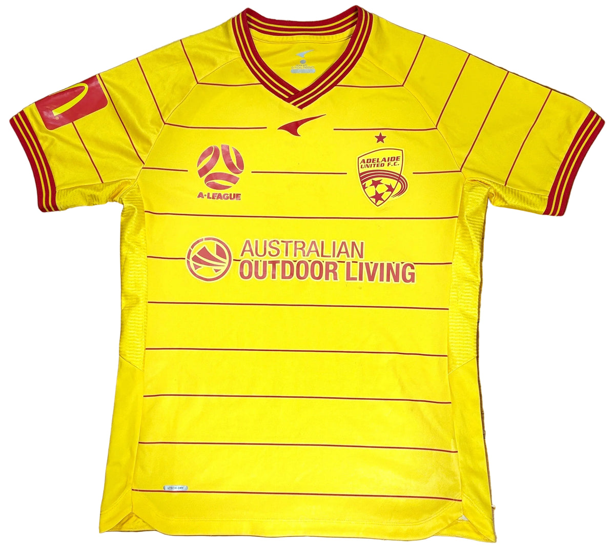 Adelaide Utd 2020/21 Away Macron Football Shirt Small