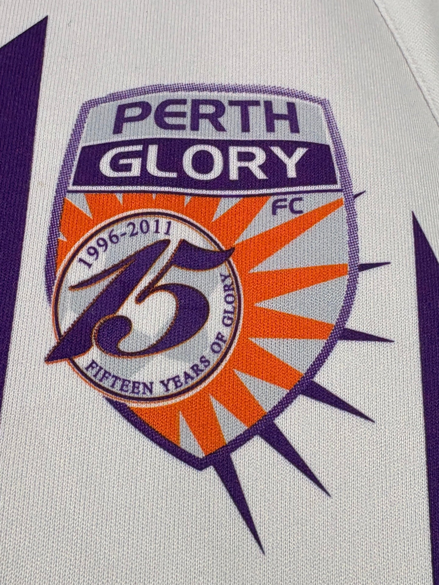 Perth Glory 2011/13 Home Blades Football Shirt Medium