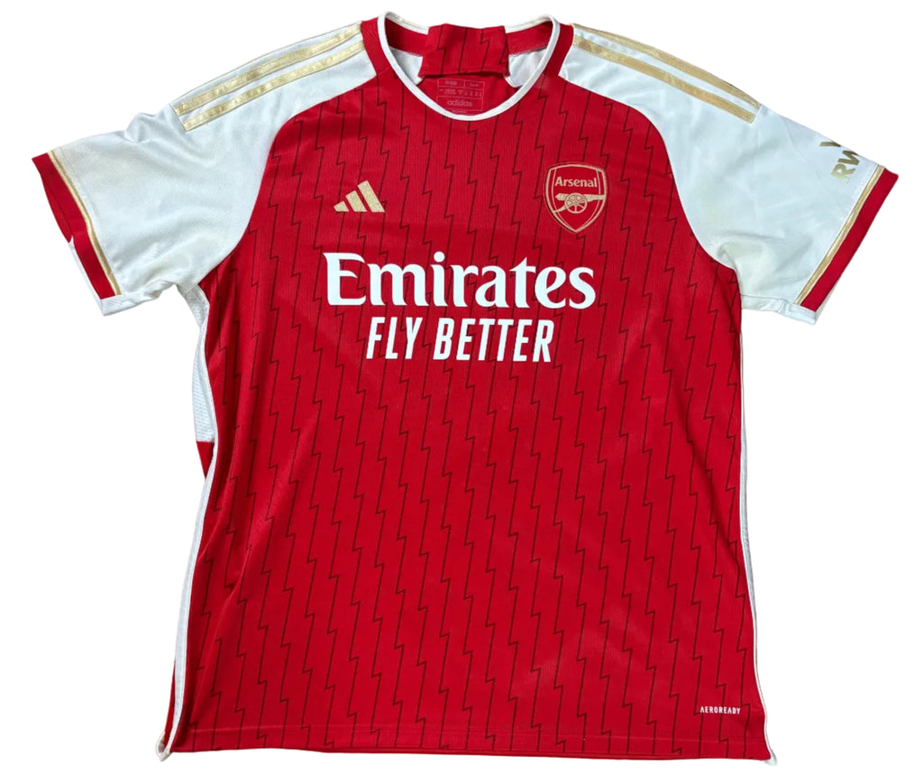 Arsenal 2023/24 Home Adidas Football Shirt Extra Large Odegaard 8