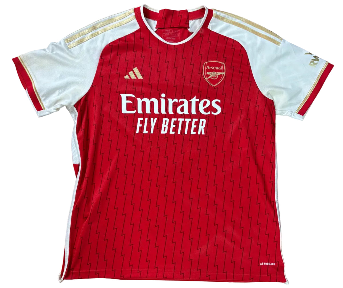 Arsenal 2023/24 Home Adidas Football Shirt Extra Large Odegaard 8
