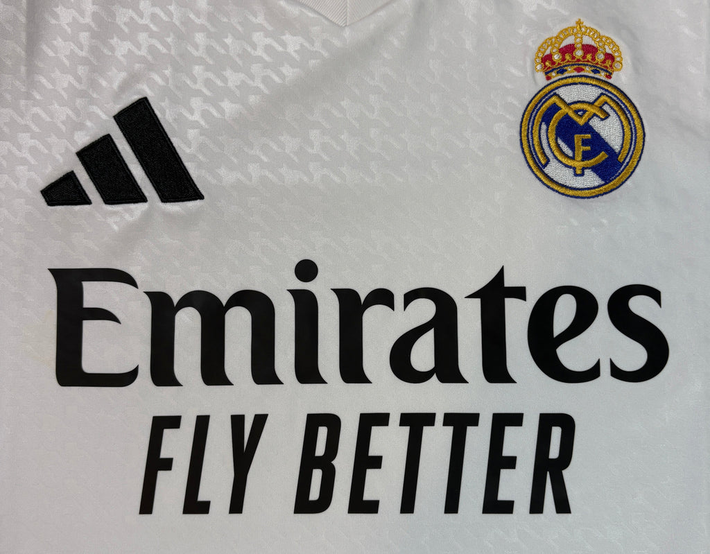 Real Madrid 2024/25 Home Adidas Football Shirt Large