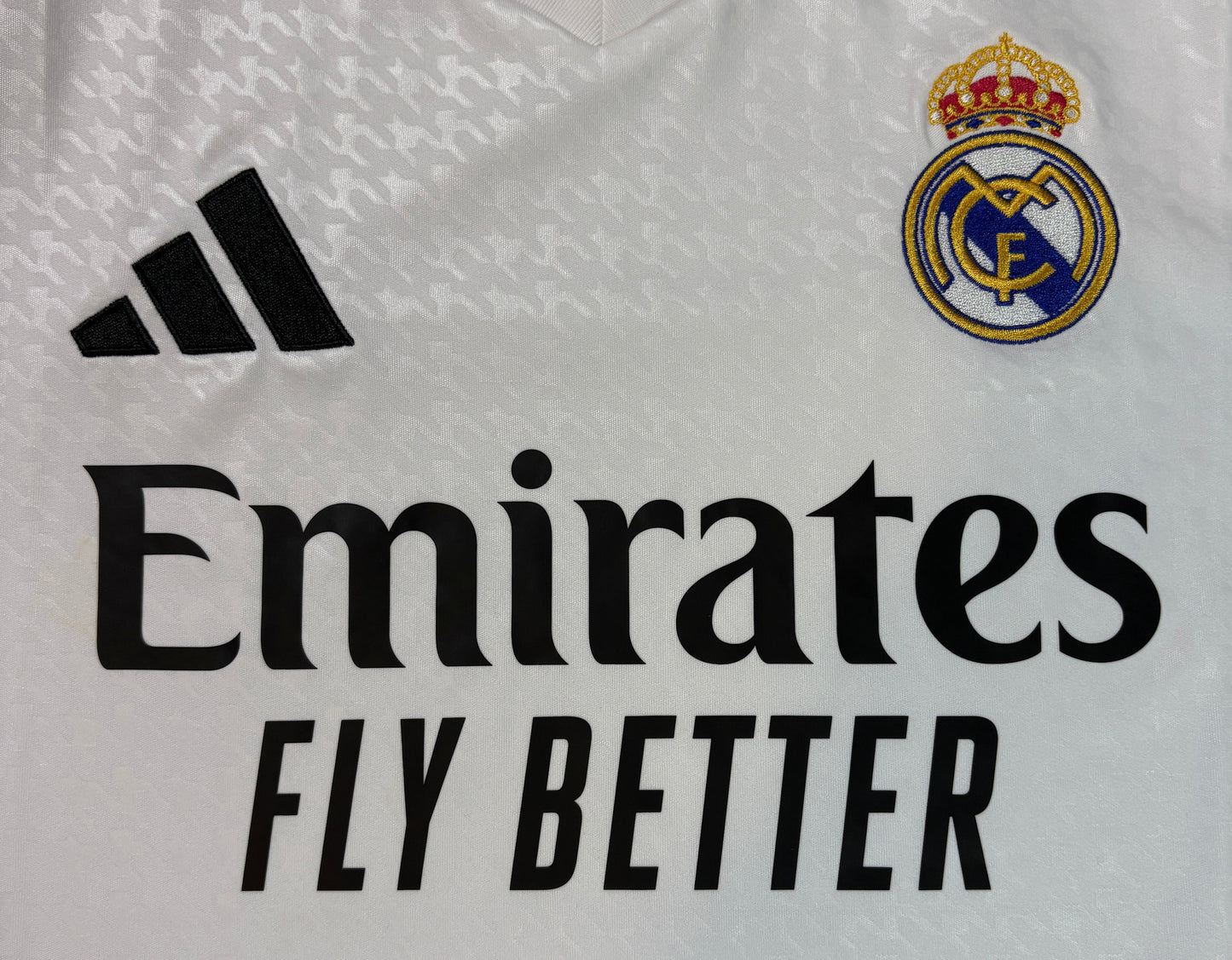 Real Madrid 2024/25 Home Adidas Football Shirt Large