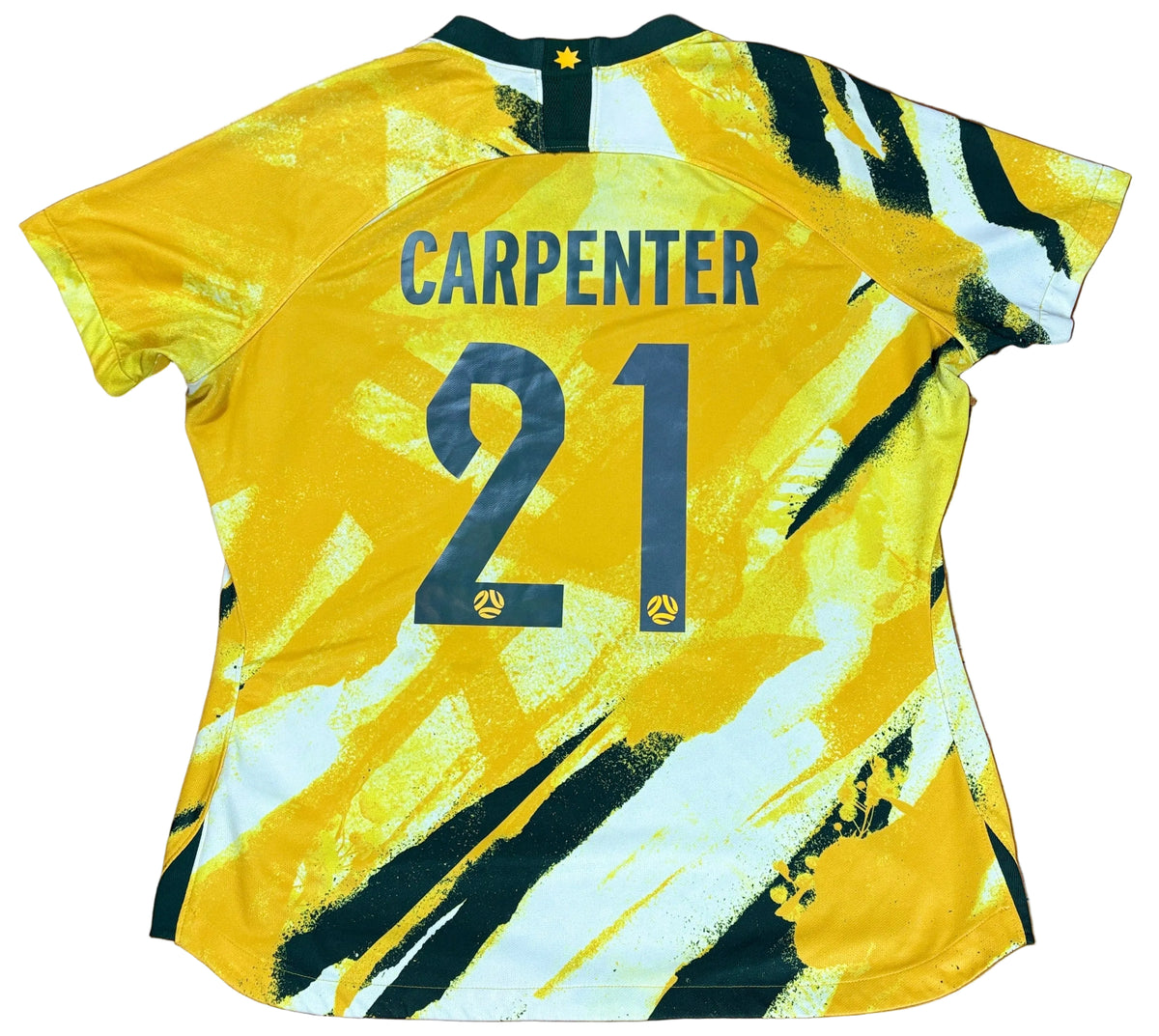 Australia 2019 Home Nike Football Shirt XL  (Women) Carpenter 21
