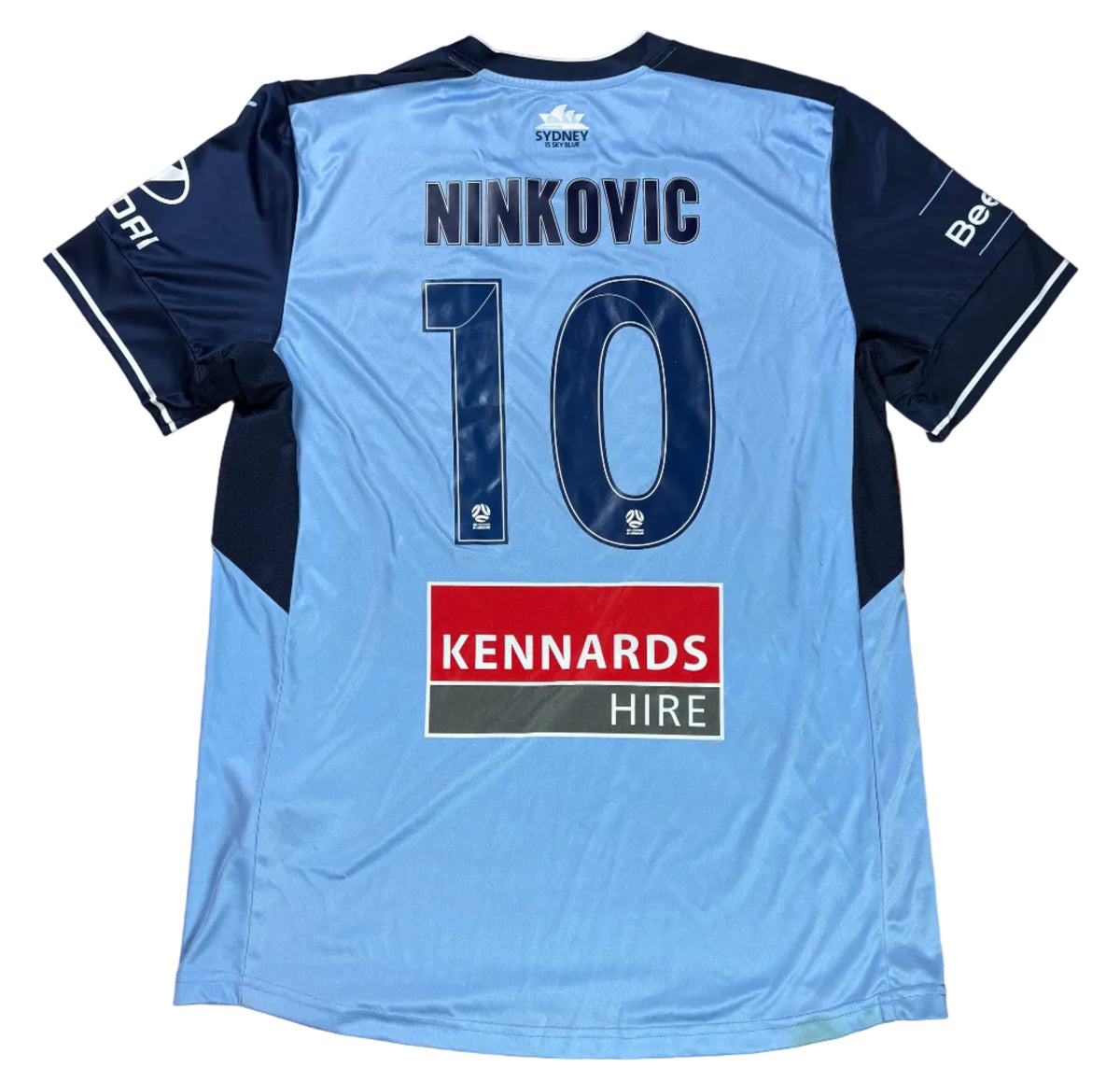 Sydney Fc 2017/18 Home Puma Football Shirt Extra Large Ninkovic 10