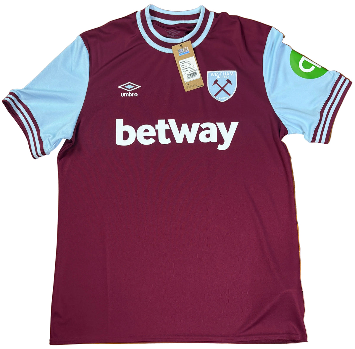 West Ham 2024/25 Home Umbro Football Shirt Extra Large Kudus 14
