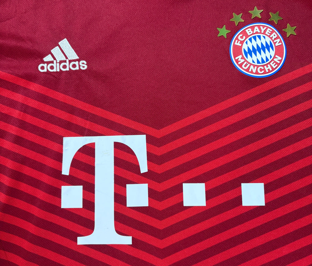 Bayern Munich 2021/22 Home Adidas Football Shirt Large