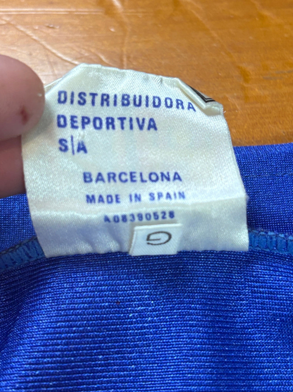Barcelona 1988/89 Home Meyba Football Shirt Large
