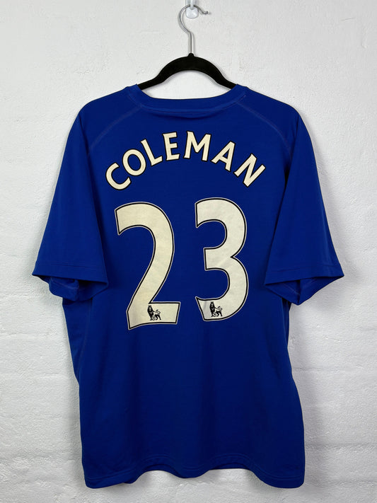 Everton 2010/11 Home XL Coleman 23