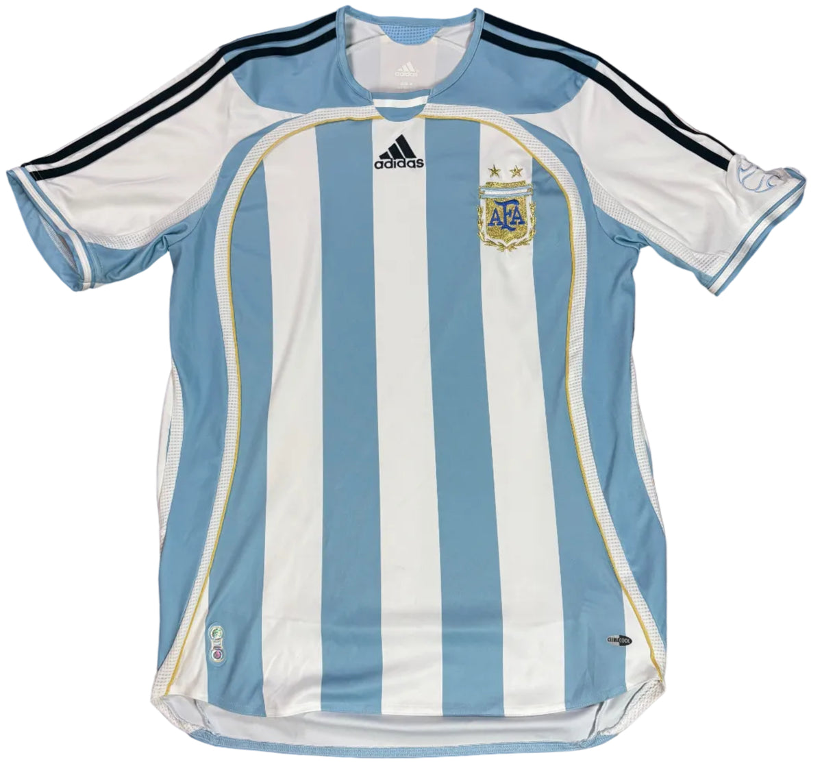 Argentina 2006 Home Adidas Football Shirt Medium