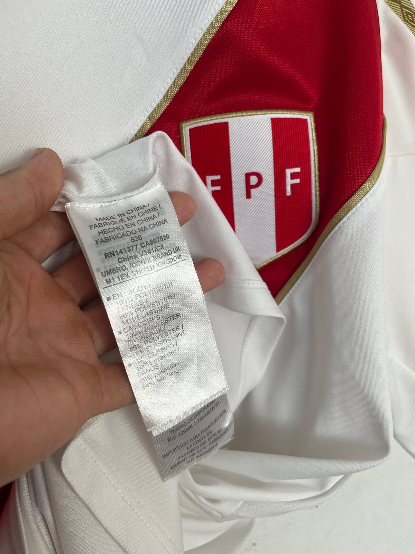 Peru 2018 Home Extra Large