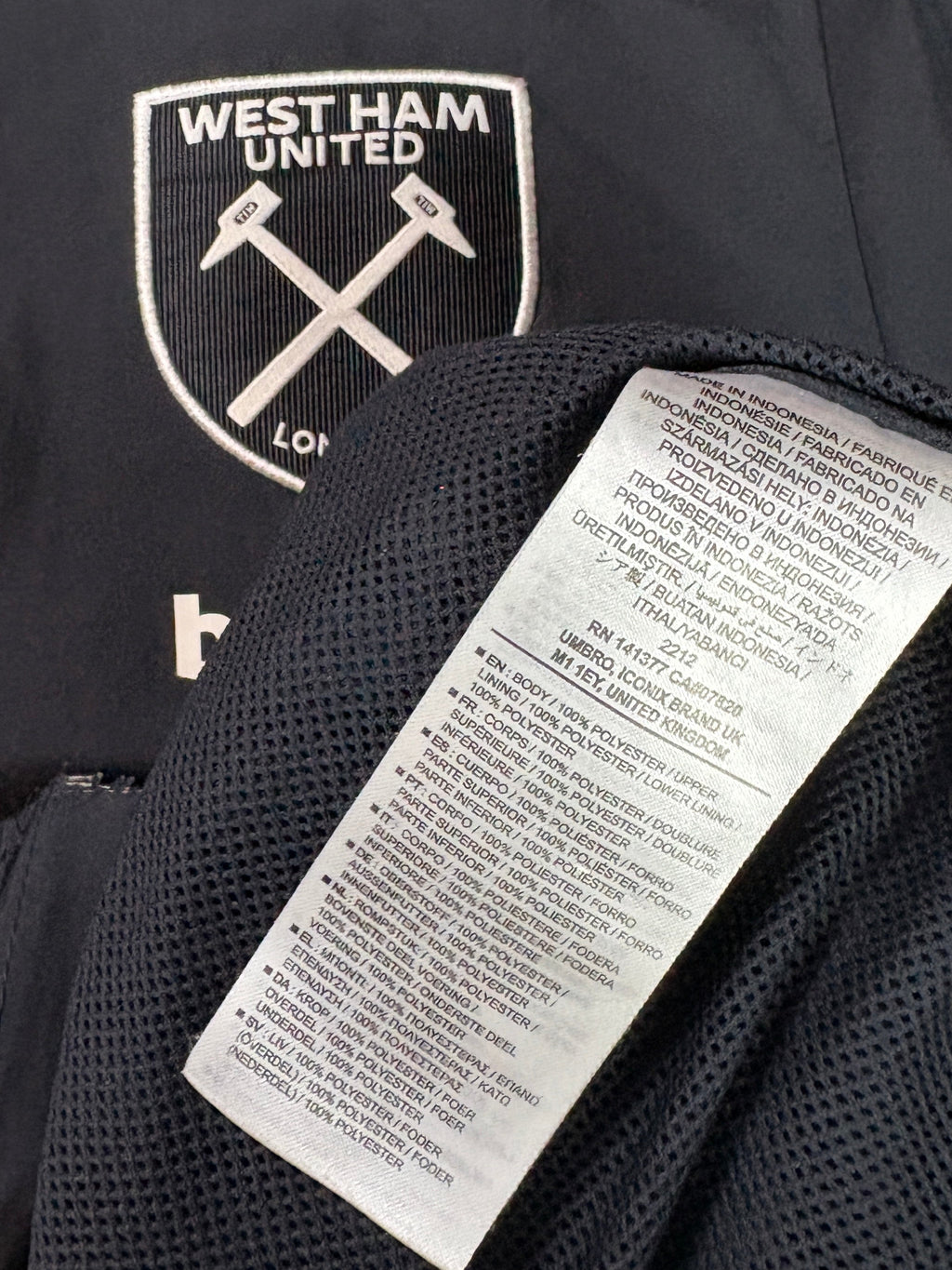 West Ham 2023/24 Jacket Umbro Football Jacket Medium