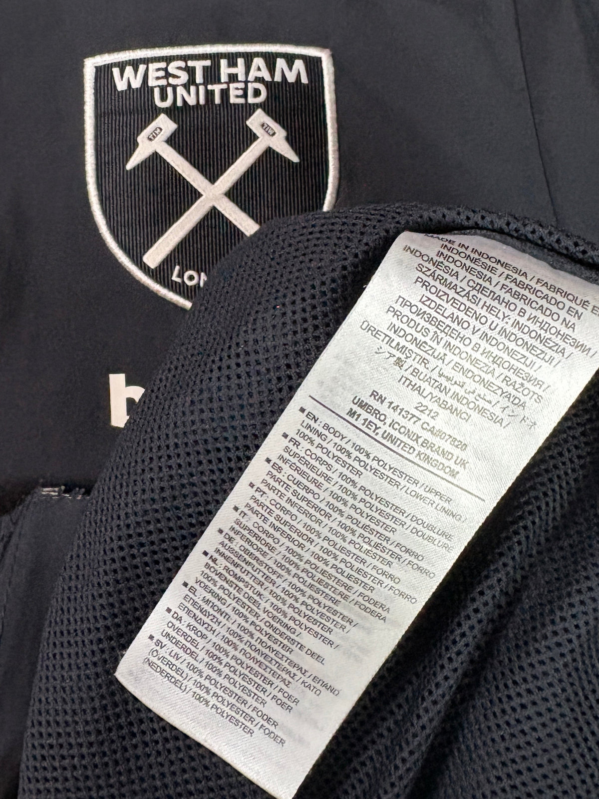 West Ham 2023/24 Jacket Umbro Football Jacket Medium
