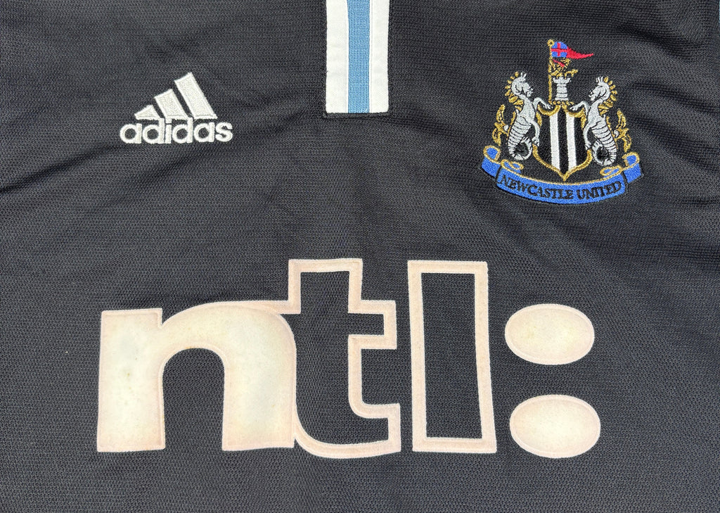 Newcastle United 2000/01 Away Adidas Football Shirt Medium Shearer 9
