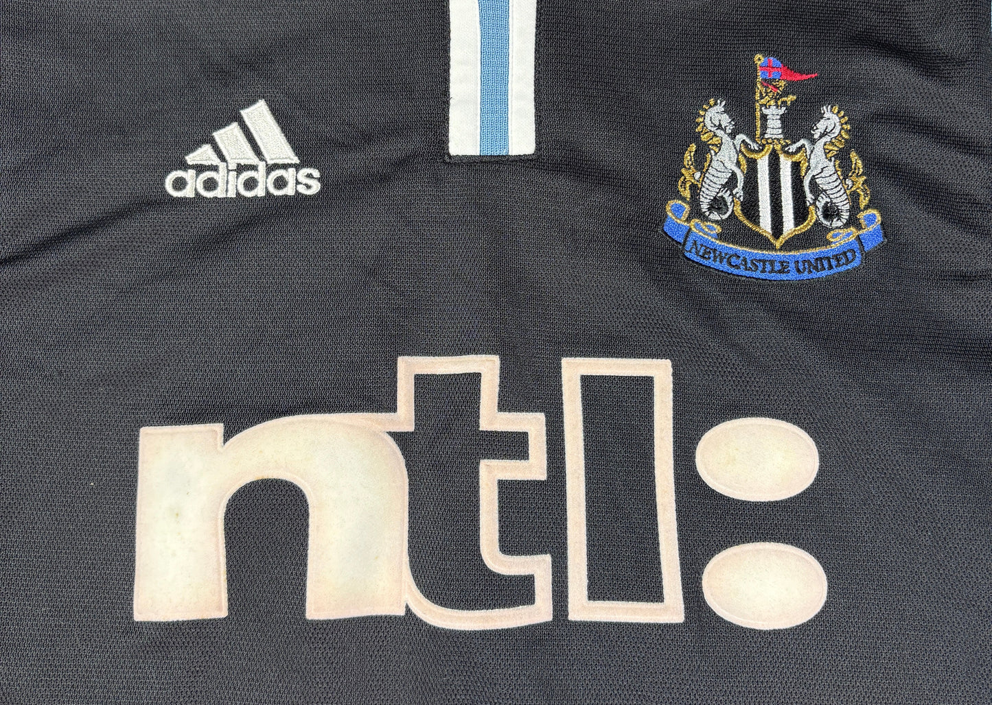 Newcastle United 2000/01 Away Adidas Football Shirt Medium Shearer 9